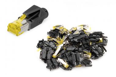 Connecteur modulaire Hirose TM31 pour câble rond, CAT 6A - 10 pièces 