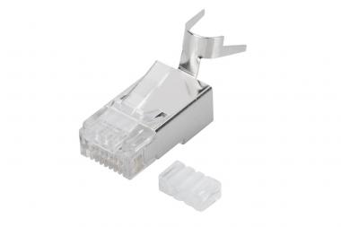 Modularstecker für Rundkabel, CAT 6A, geschirmt 