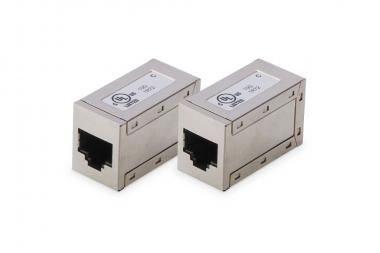 CAT 6, modulare Kupplung, geschirmt, 2 Stk. 