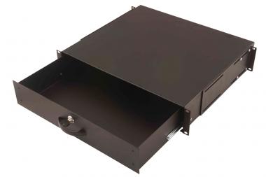Tastatureinschub + Dokumentenablage für 483mm (19-Zoll)-Schränke 