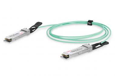 Câble Optique Actif 100Gbit/s QSFP28, 2m 