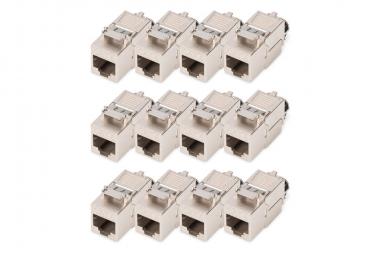 Module Keystone CAT 8.I, blindé, raccordement de montage sans outil - 12 pièces 