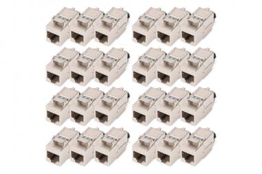 Module Keystone CAT 8.I, blindé, raccordement de montage sans outil - 24 pièces 