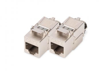 Module Keystone CAT 8.I, blindé, raccordement de montage sans outil - 2 pièces 