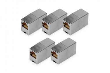 CAT 5e, Klasse D, RJ45 Modulare Kupplung, 5 Stk. 