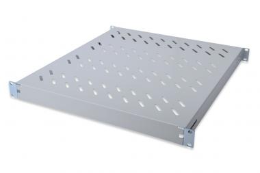 Fachboden mit variablen Befestigungsschienen zum Festeinbau in 483mm (19-Zoll)-Schränke 