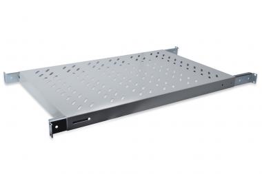 Étagères avec rails de fixation variables pour montage fixe dans les armoires de 483 mm (19 po) 