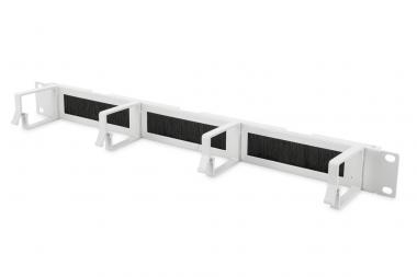 Cable Management Panel with Brush Entries for 483mm (19-pouces) Cabinets, 1U 
