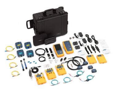 DSX-5000 mit OLTS Quad, OTDR Quad und Glasfaserinspektion 