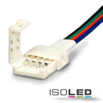 Raccordement de câble à clip pour ruban LED IP20 de 10mm de largeur, distance de pas >12mm 
