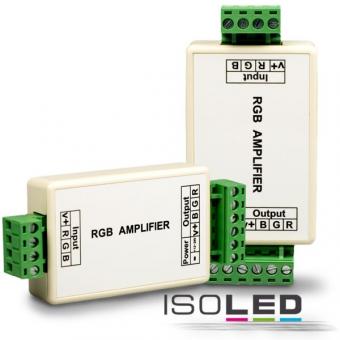 Mini amplificateur RVB (PWM), 3 voies, 12-24V DC, 3x4A 