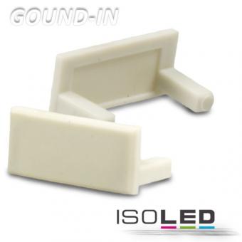 Cache de finition pour profilé GROUND-IN10 blanc 