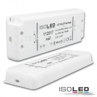 Transformateur LED 24V/DC, 0-30W, ultraplat 