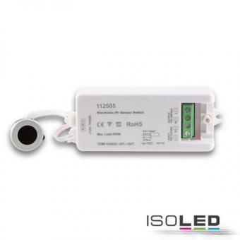 LED Wisch-Sensor, Sensorkopf silber, Reichweite bis 6cm, 230V, max. 500W 