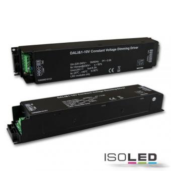 Transformateur LED 24V/DC PWM, 0-200W, IP20, gradable par 1-10V ou DALI 