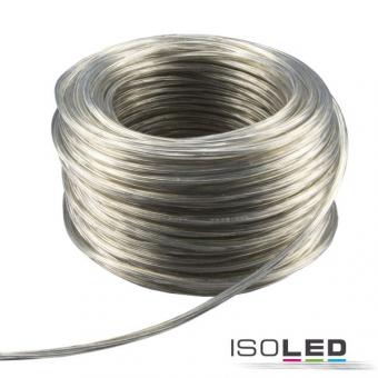Kabel, 3x 0,75mm², transparente PVC Ummantelung, 50m 