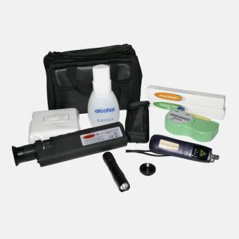 Kit professionnel d'inspection et de nettoyage des fibres optiques 