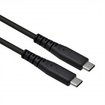 USB4 Gen3x2 Kabel, C-C, ST/ST, 8K UHD-2, 80Gbit/s, 240W, schwarz, 1m 