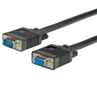 Câble VGA HD15, mâle/femelle 