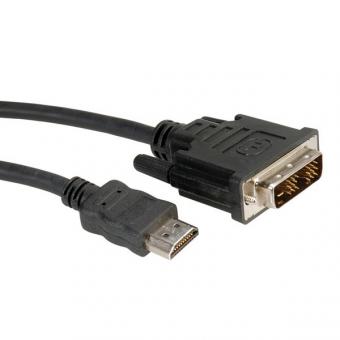 Kabel DVI (18+1) Stecker zu HDMI Stecker 