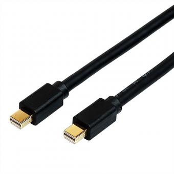Mini DisplayPort Kabel, v1.3/v1.4, Mini DisplayPort zu MiniDisplayPort, schwarz 