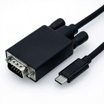 Câble adaptateur USB Type C vers VGA, mâle/mâle 