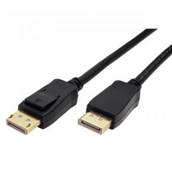 GREEN DisplayPort Kabel v2.0, 10K@60Hz, 54Gbit/s, UHBR13.5, DP ST - ST, schwarz, 2m 