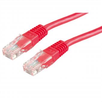 Câble de raccordement UTP, Cat. 6 (classe E), rouge, 0,5m 