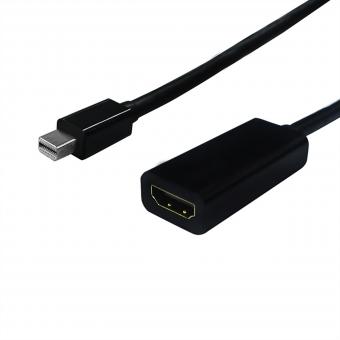 Kabeladapter, MiniDP ST - HDMI BU, 0,15m 