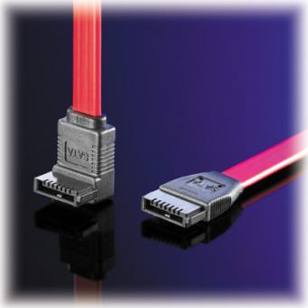 Internes S-ATA Festplattenkabel, gewinkelt, 3.0Gbit/s 