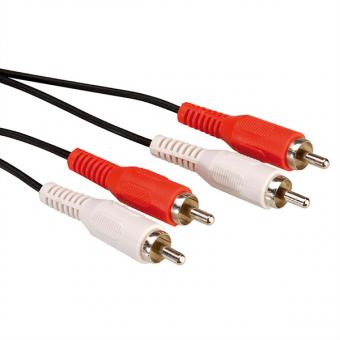 Cinch-Verbindungskabel, duplex, ST/ST, 1,5m 