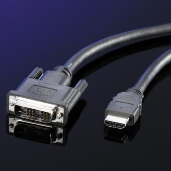 Câble, connecteur DVI (18+1) vers connecteur HDMI 