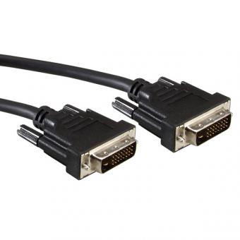 Câble de moniteur, connecteur DVI (24+1) vers connecteur DVI (24+1), double liaison 