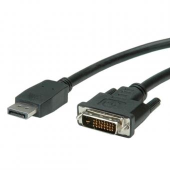 DisplayPort Kabel, Stecker zu DVI (24+1) Stecker, LSOH 