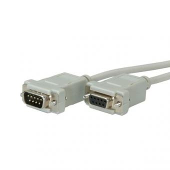 RS232-Kabel 9-pol., Stecker/Buchse 