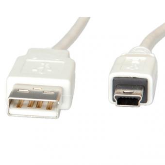 USB 2.0 Kabel, Typ A zu 5-Pin Mini 
