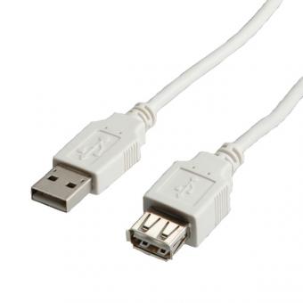 USB 2.0 Kabel, Typ A-A, Stecker/Buchse 