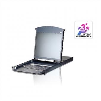 Commutateur KVM LCD sur IP, 48cm, 8 ports 