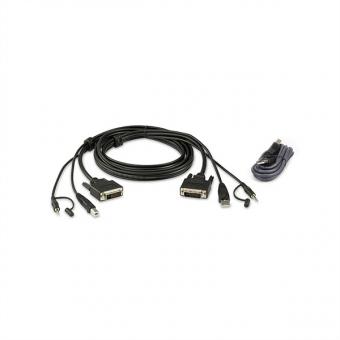 2L-7D02UDX2 Kit de câbles KVM sécurisé DVI-D Dual Link USB 
