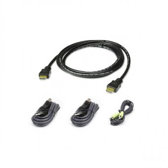 USB HDMI Secure KVM Kabel Set, 2L-7D02UHX4 