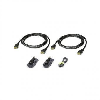 USB HDMI Dual Display Secure KVM Kabel Set, 2L-7D02UHX5 