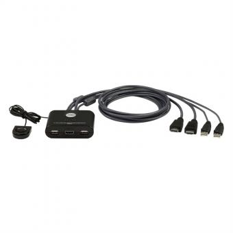 CS22HF Commutateur KVM câblé FHD HDMI à 2 ports 