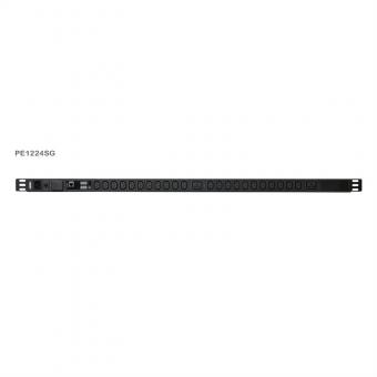 PE1224SG PDU 0U de base avec mesure et protection contre les surtensions 