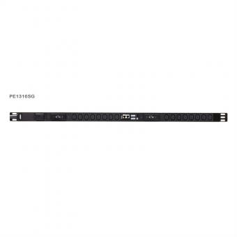 PE1316SG PDU 0U de base avec mesure et protection contre les surtensions 