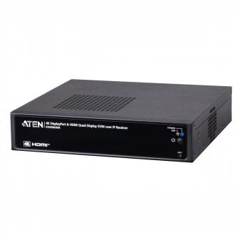 KE8980MR 4K USB HDMI DP Quad Display IP KVM Extender 
