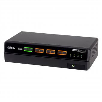 CS1144DPH4 4-Port USB 5K DP/HDMI, Dual Bildschirm Universal Secure KVM Switch 