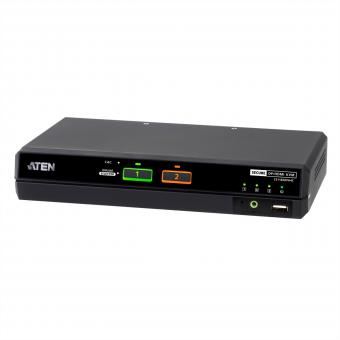 CS1182DPH4C 2-Port USB 5K DP/HDMI, Single Display Universal Secure KVM Switch mit CAC 
