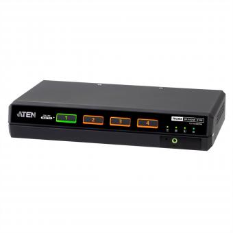 CS1184DPH4 4-Port USB 5K DP/HDMI, Single Display Universal Secure KVM Switch 