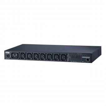 PE6208G IP-Fernschaltsteckdose, 8 Port, 1HE, 7x C13, 1x C19, 16A, Energiemessung 