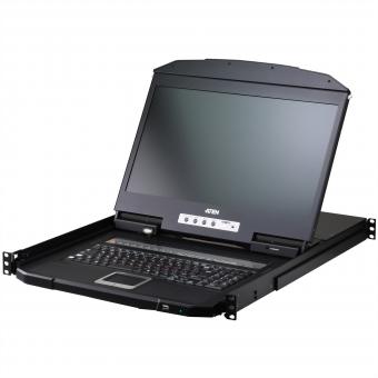 CL3716NX D Console KVM LCD USB HDMI à 16 ports, disposition clavier allemande 